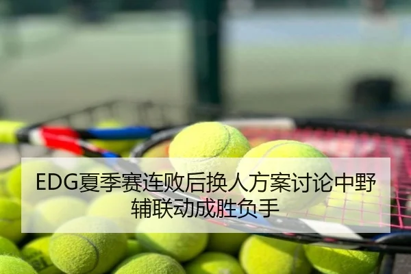 EDG夏季赛连败后换人方案讨论中野辅联动成胜负手